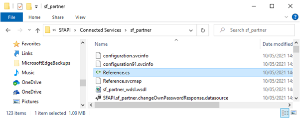 Amend a Web Service reference.cs file in Visual Studio