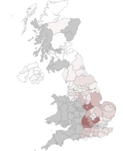 Applications by UK Region: A Choropleth Map in Power BI - Shetland Data