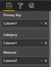 Charticulator Power BI custom visual data fields